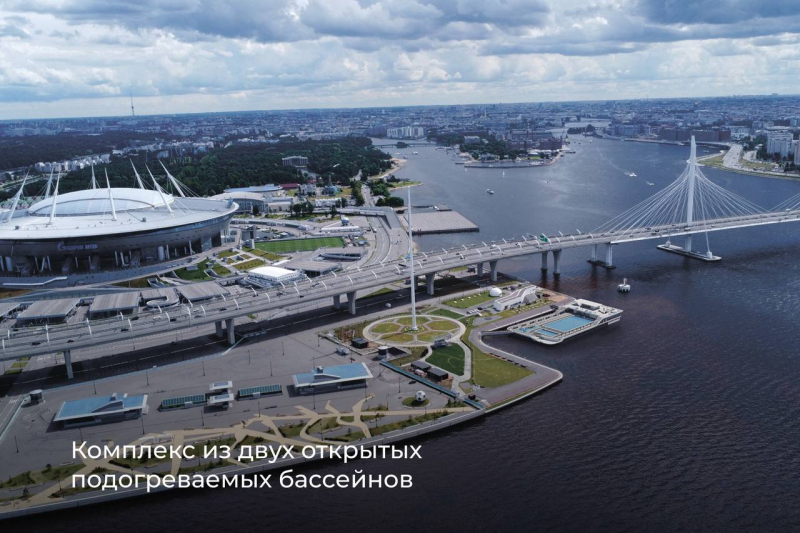 Беглов презентовал новые водные объекты в Петербурге. Фото