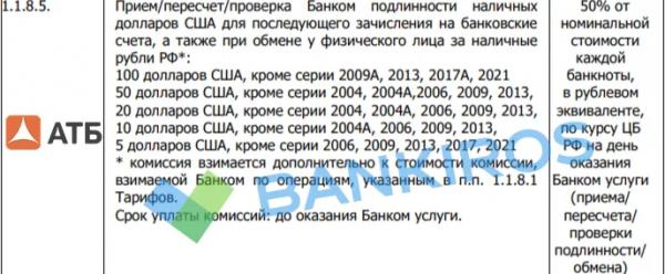 Пять тысяч рублей за сдачу «старых» долларов: банки вводят комиссии Пять тысяч рублей за сдачу «старых» долларов: банки вводят комиссии