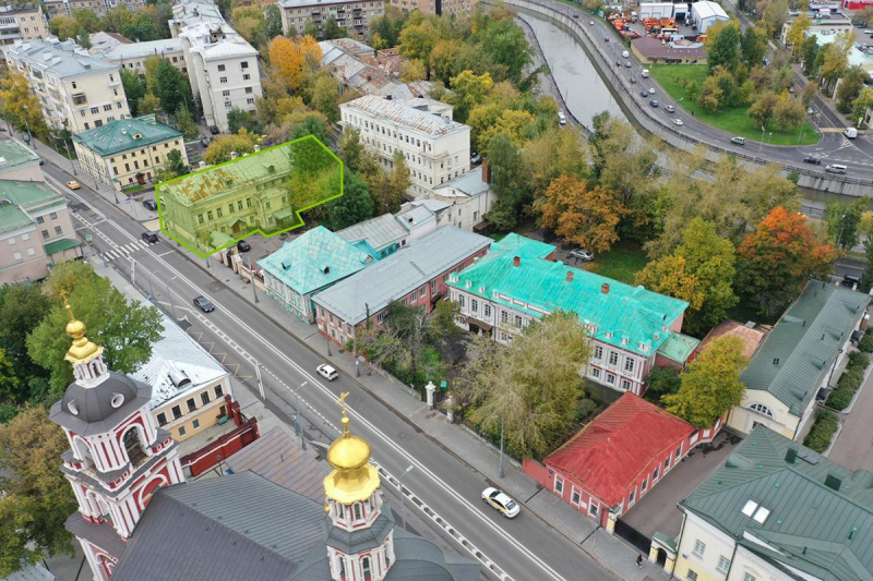 В Москве выставили на торги исторический особняк XVIII века
